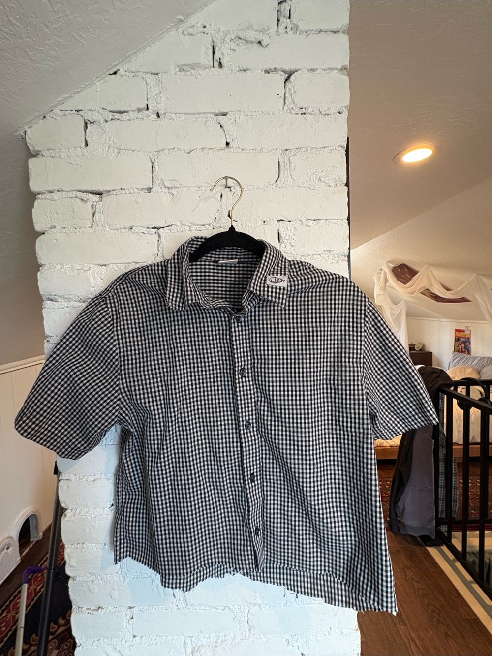 KFC “Make The Colonel Proud” employee uniform shirt cropped